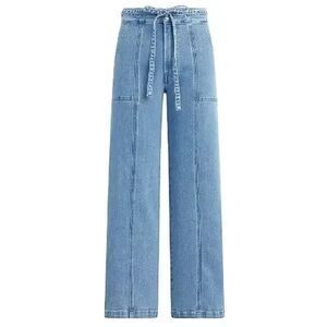 Hudson Wide Leg Belted Ankle Jeans Relaxed Premium Heavyweight Women's 10/30